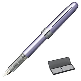PLATINUM Plaisir PGB-1000#28 Fountain Pen/Nib Thicknesses: Fine/Colour: Purple/Handmade/Plastic Packaging/Fountain Pen