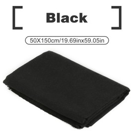 Needlework Fabric, Black Linen Fabric, (59In x 19In) Large Size Linen Fabric Cloth Embroidery Linen Fabric Cross Stitch Aida Cloth for Making Garment Craft Upholstery Flower Pot Decoration