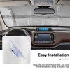 Car Windshield Sun Shade, Wear-Resistant Black Tape, Foldable, Visor Protector
