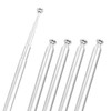 Uxcell 5 Sections Telescopic Antenna, 12 Inches 310mm Long for