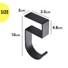 NYANDELMO Bag Hangers 5 Shape Table Hooks Luggage Hanger Multi-functional