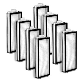 (8 Pack) Q revo Master Replacement HEPA Filters for Roborock Qrevo Master, Qrevo Slim Robot Vacuum, Filters Accessories Kit, Filter Kit, Vacuum Filter, Canister Filters, Upright Filters