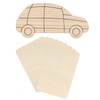 50 PCS 6 x4 Inch Unfinished Basswood Blanks, Rectangle Wood