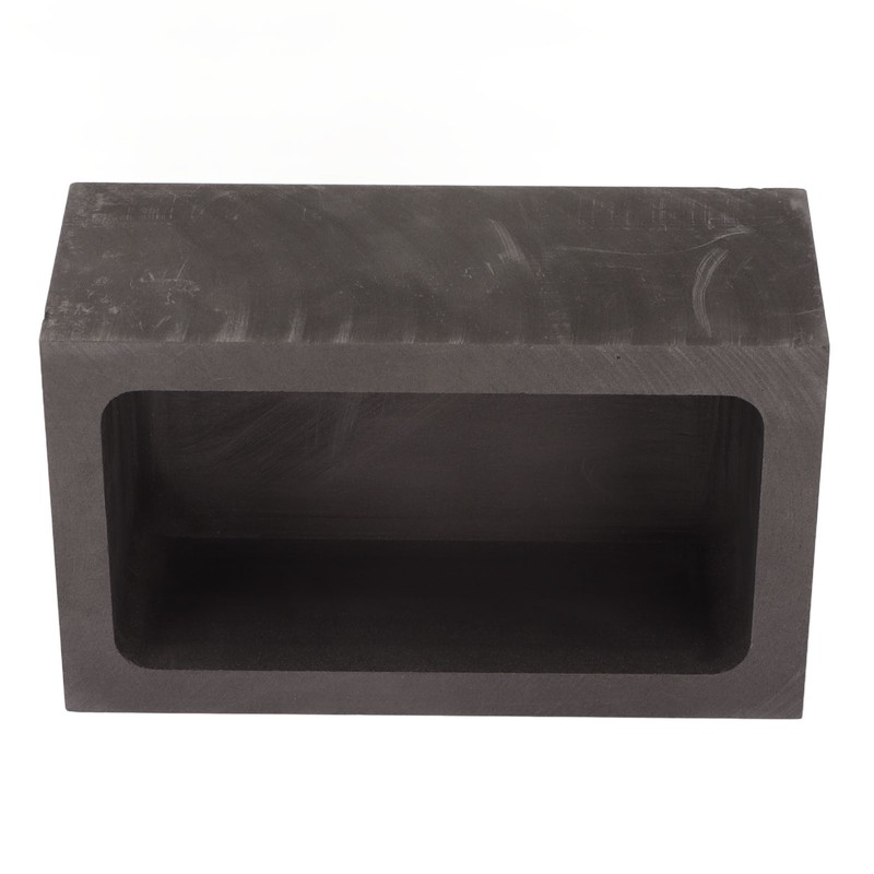 Graphite Ingot Mold 101ml Rectangular High Thermal Stability Graphite Crucible