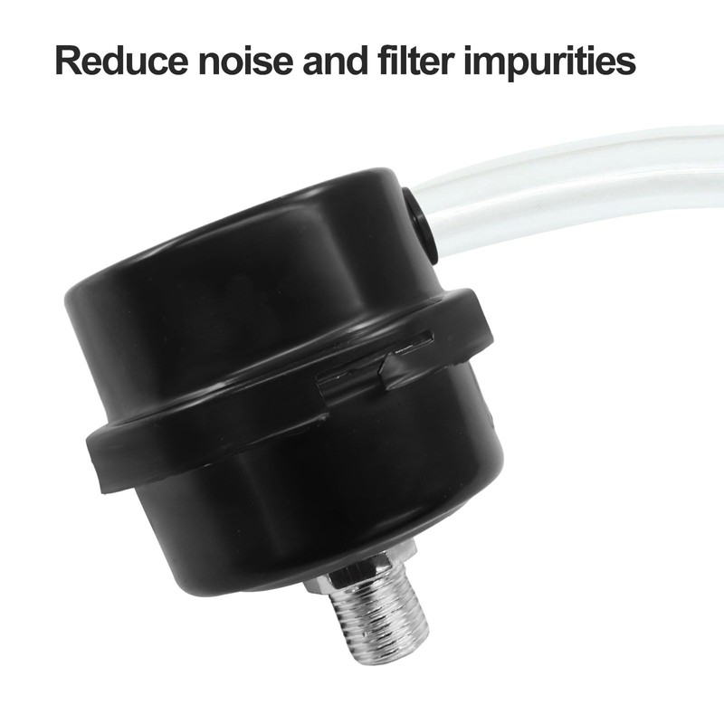 LifCratms 2 Pcs Air Compressor Silencer, 3/8" Thread Air Compressor