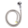 Salon Shampoo Bowl Sink Faucet Sprayer Kit Hot Cold Switch