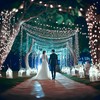 Kwaiffeo White Christmas Lights, 100ft 300LED Connectable Waterproof String Light
