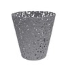 balvi Waste Paper Bin Letters Grey Plastic 30 cm