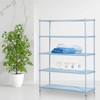 Design Ideas MeshWorks, 5-Tier Steel Shelving Rack, 440lb Capacity Per