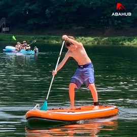 Abahub Kids SUP Paddle - 3 Piece Adjustable Stand Up Paddle Board Paddles 55" - 70",Durable, Lightweight & Floating Paddleboard Oar,Teal