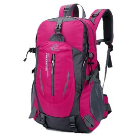 HiGe Mountaineering Backpack, Lightweight, Waterproof, Outdoor, Hiking, Large Capacity, Earthquake, Breathable, Multi-functional Bag, Equipped with Various Pockets, Outdoor Bag, Travel Bag, Breathable