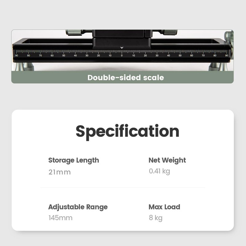 Fotopro Slider Rail Macro Focusing for Close-up Shooting Macro Photography