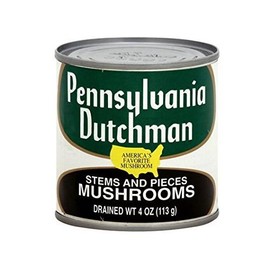 Pennsylvania Dutchman Mushroom Stems & Pieces (4 Pack) 4 oz Cans