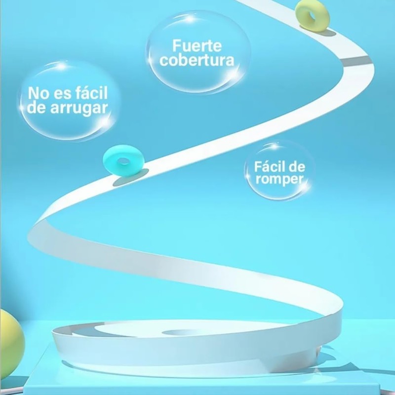 Cinta Correctora Blanca, 5 mm x 12 m, Paquete de