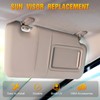 Left & Right Sides Sun Visor for 2013 2014 2015