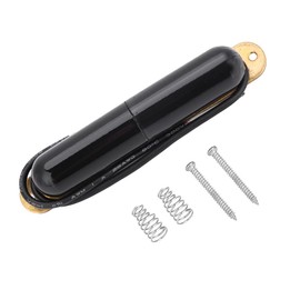 Electric Guitar Pickup, Alnico V Magnet Lipstick Tube Pickup Electric Guitar Single Coil Pickup for Electric Guitar Musical Instrument Accessories(Black)