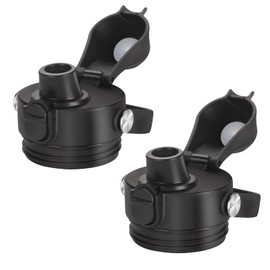 BIJISI Auto Spout Lid for YETI Rambler Bottles, Fits 18/26/36/64 oz Bottles, Chug Replacement Lid Cap with Push-Button Lid and Flexible Handle