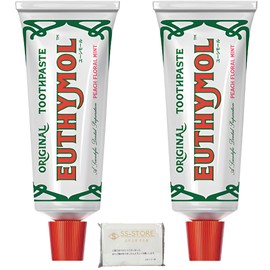 Yushimol Original Peach Floral Mint Scent, 4.7 oz (106 g), Toothpaste, Set of 2