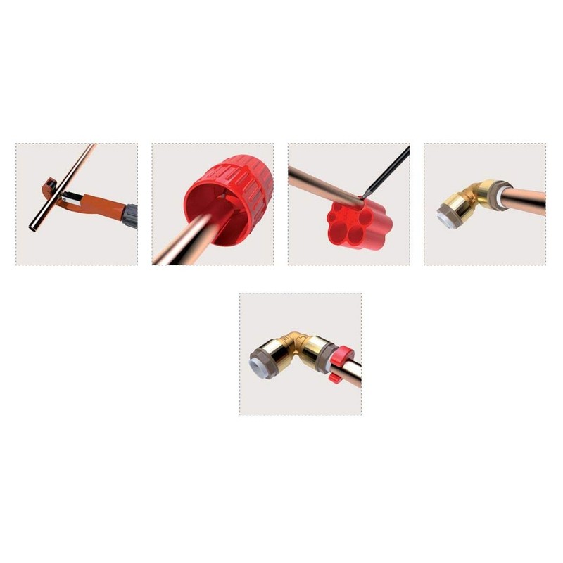 Itap-fit iTap Connector Brass Right 46338000 F 3/4 Diameter 22