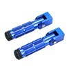 Modengzhe A Pair Foldable Foot Rest Pedal Non-Reset Design Aluminum