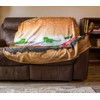 Ultra-Realistic Lightweight Novelty Decorative Throw Food Blanket (Hamburger)