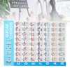 Guitar Chord Poster 56 Colour Coded Coated Paper Educational Reference