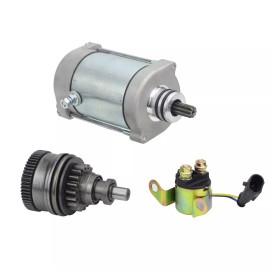 Soarider Starter for Polaris UTV Ranger Xp 4X4 700 EFI 2006-2009 with Relay and Bendix
