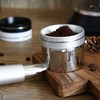 Moka Pot Dosing Funnel Aluminum Alloy Magnetic Even Distribution Prevents