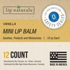 Lip Naturals® Mini Vanilla Lip Balm with Sunscreen (SPF-15) |