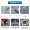 Amaxiu Jeans Buttons Replacement, 8PCS Instant No Sew Buttons for