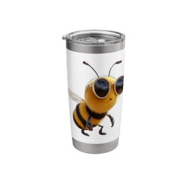 Bee Motif Beekeeper Bees Daddy Sweet Honey Cute Bee Stainless Steel Insulated Tumbler