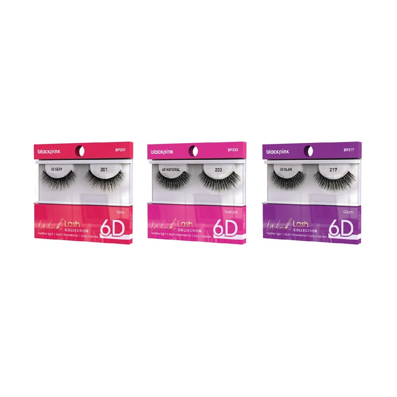 BlackPink Wink Lash Collection False Eyelashes 6D Lash Multi Dimensional