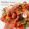 24 Inch Fall Wreath for Front Door, Autumn Harvest Farmhouse