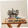 Ciieeo 1 Set Resin Elephant Crafts Elephant Model Bird Feeder