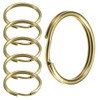 Split Key Rings Brass 16mm Round Flat Key Chains Key