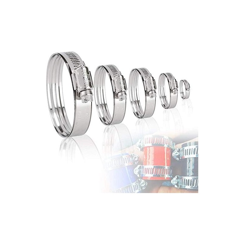 G-PLUS Silicone Radiator Coolant Hose Pipe Kit Clamps COMPATIBILITY:Compatible With