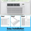 Air Jade Window Air Conditioner Side Panels with Frame, Adjustable