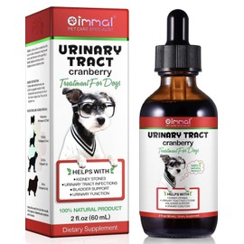 Oimmal Natural Dog Urinary Tract Infection Supports Bladder , Dog UTI Kidney Stone 60ml