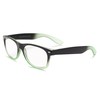 Specs retro 80's Vintage Reading Glasses (Matte Black and Black/Green