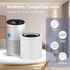 4 Packs H7126 Replacement Filter Compatible with GoveeLife H7126 Mini