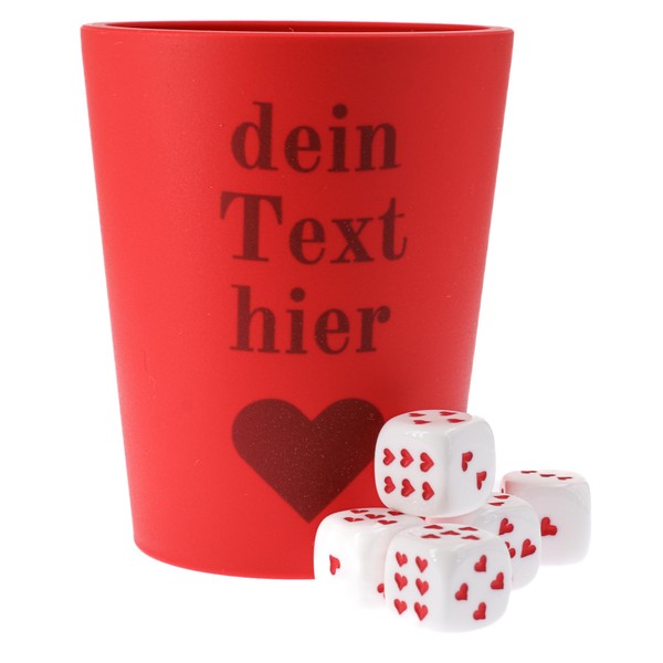 WeLoveDice - DiceCupFlex - Personalised Dice Cup - Made in