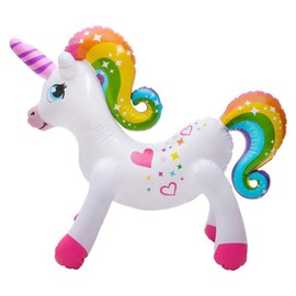 The Dreidel Company Rainbow Unicorn Inflate 24" (2-Pack)