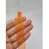 FAYADA Orange Sheer Fabric Ribbons - 5/8" Silky Soft Chiffon