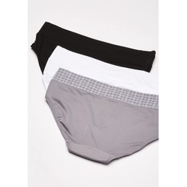 Warner's Women's Blissful Benefits No Muffin Top 3 Count (Pack of 1) Hipster Panties