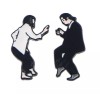 Pulp Fiction Dance John Travolta Uma Thurman Movie Stud Earrings