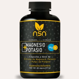 Citrato de Magnesio + Potasio | Con pulpa de plátano - Concentración de Calidad | 200 días