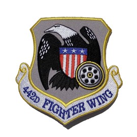 Squadron Nostalgia LLC 442d Fighter Wing Patch – Plastic Backing