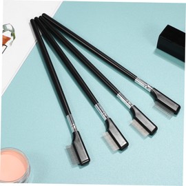 Baluue 4 Pcs Eyelash Comb Eye Lash Separation Tool Mascara for Lashes Eye Lash Brush Lash Comb Separator Lash Separating Comb Lash Separator Tool Lash Comb for Eyelash Stainless Steel