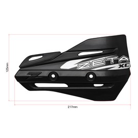 Zeta XC Protector BLACK Hand Shields (Pair) for Armor Handguards