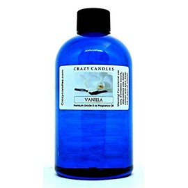 Crazy Candles 8oz Vanilla Bottle 8 Fl Oz Each (237ml) Premium Grade Scented Fragrance Oil
